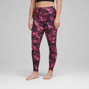Lululemon Align High-Rise Pant 28” Sz 2 Intensity Pink Blossom Multi 2022